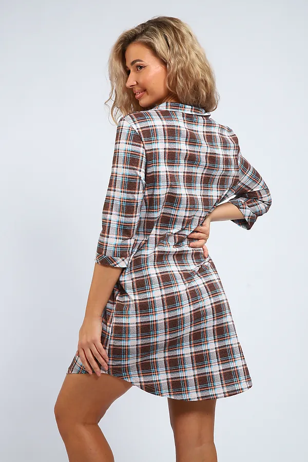 Туника 336 НАТАЛИ, коричневый - фото 2