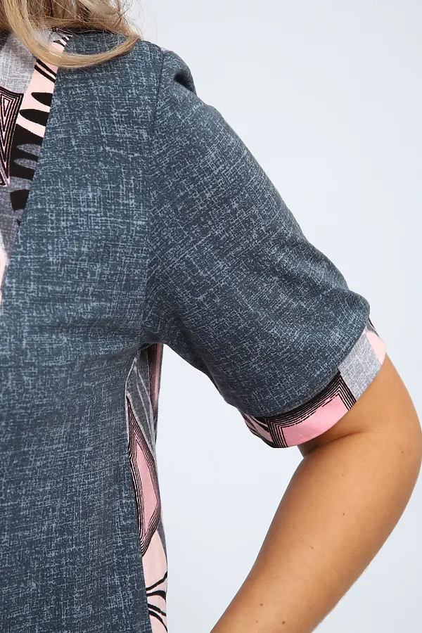 Костюм с бриджами 361 НАТАЛИ, серый - фото 2