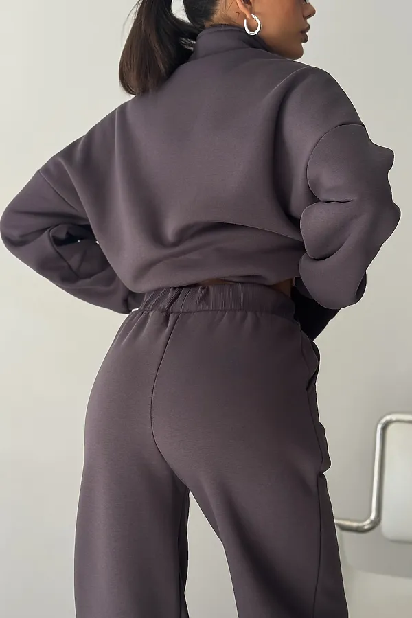 Костюм с брюками Галактика НАТАЛИ, серый - фото 2