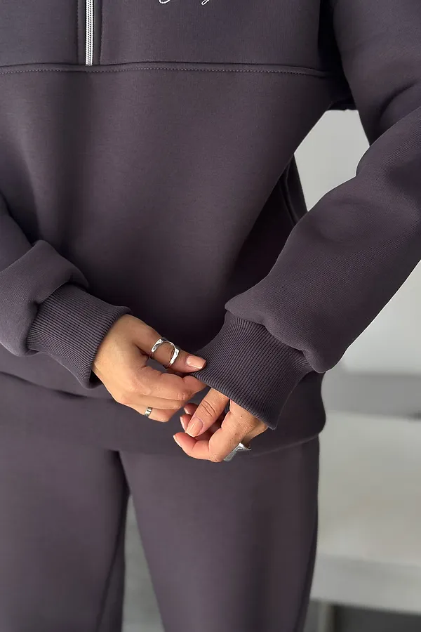 Костюм с брюками Галактика НАТАЛИ, серый - фото 2