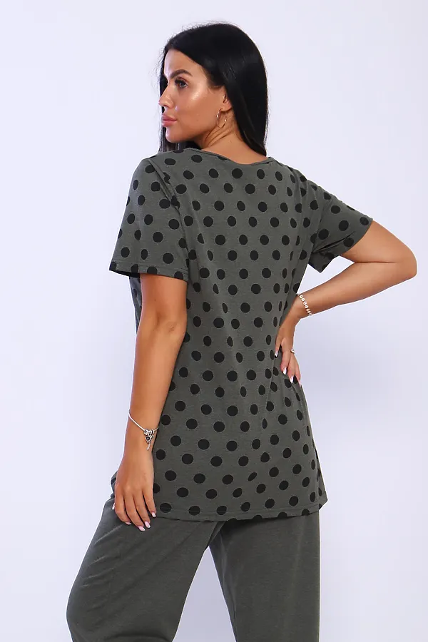 Костюм с брюками 130 НАТАЛИ, хаки - фото 2