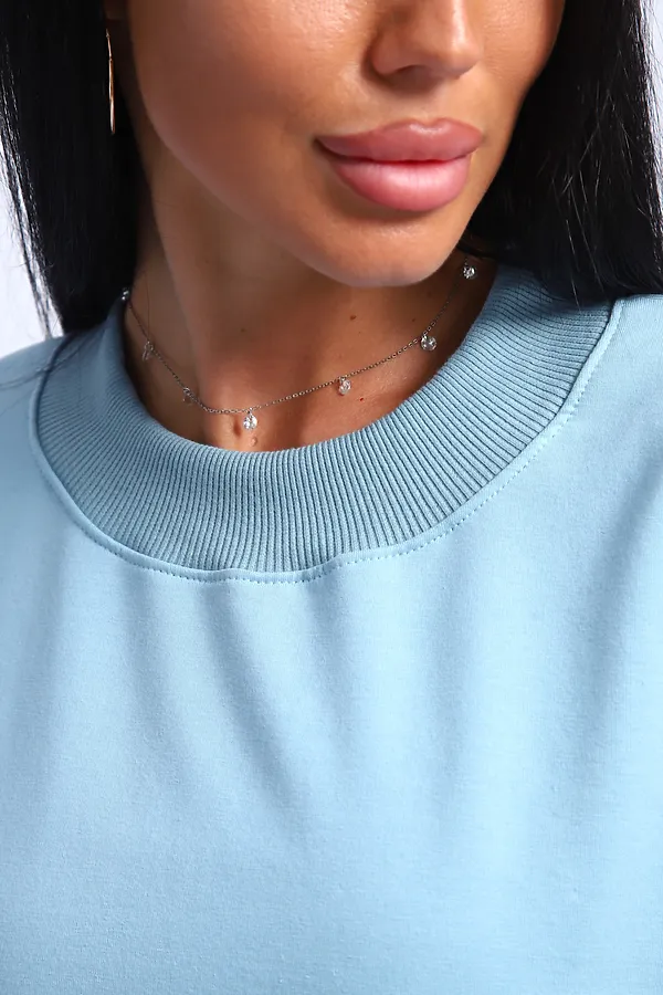 Свитшот 290 НАТАЛИ, голубой - фото 2