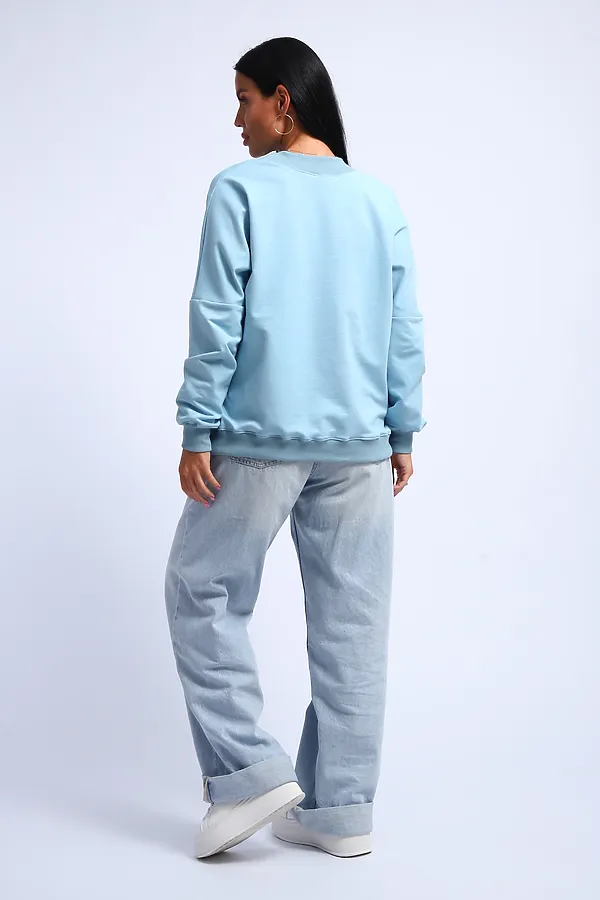 Свитшот 290 НАТАЛИ, голубой - фото 2