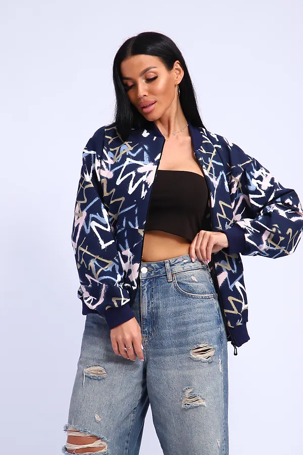 Толстовка 310 НАТАЛИ, темно-синий - фото 2