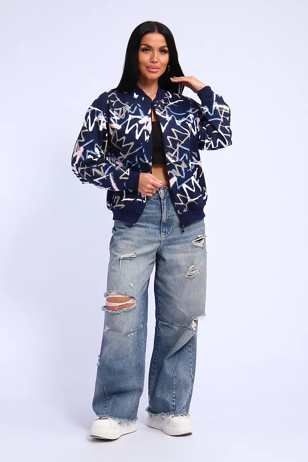 Толстовка 310 НАТАЛИ, темно-синий - фото 2