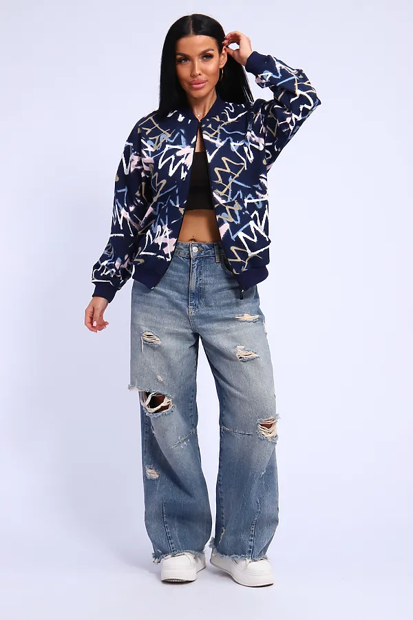 Толстовка 310 НАТАЛИ, темно-синий - фото 2