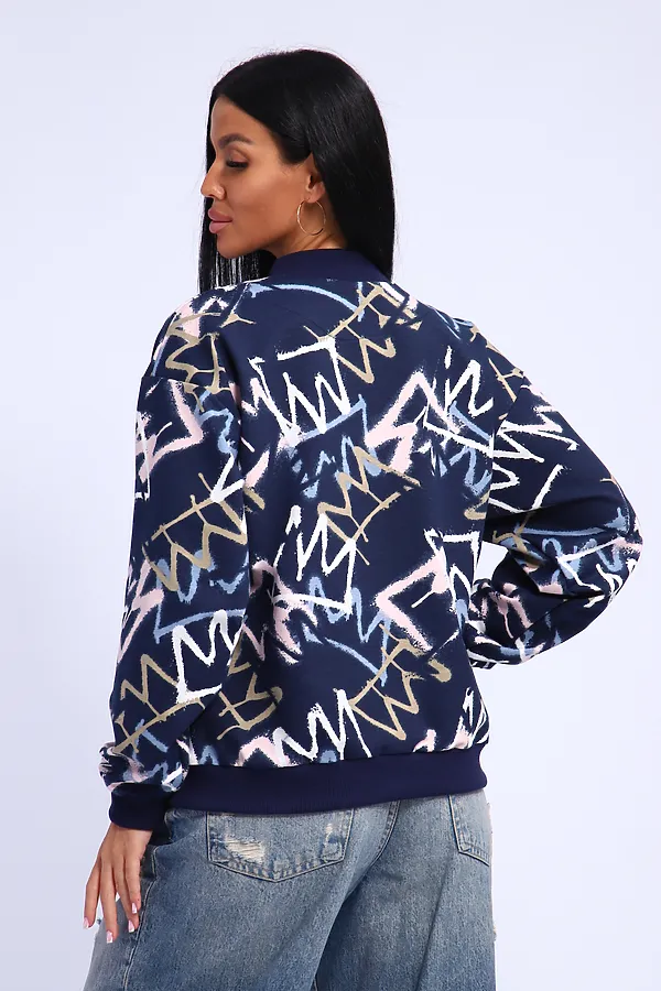 Толстовка 310 НАТАЛИ, темно-синий - фото 2