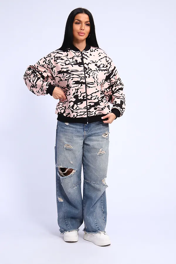 Толстовка 331 НАТАЛИ, розово-бежевый - фото 2