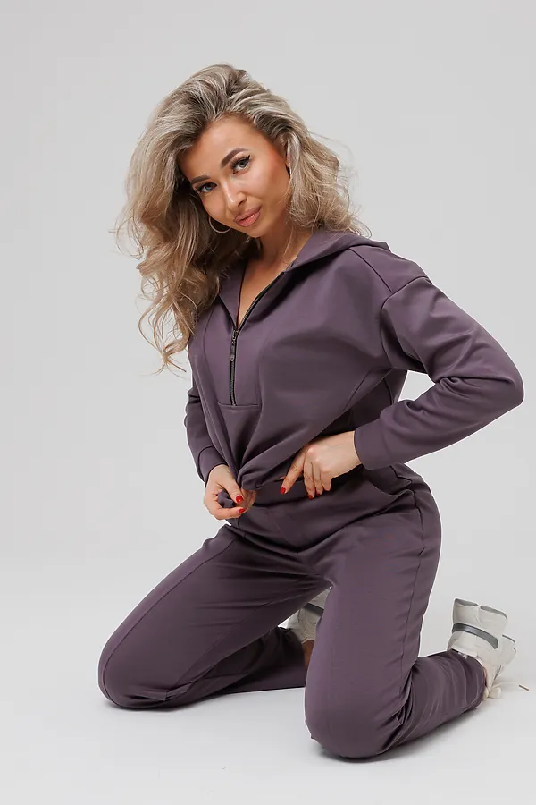 Костюм с брюками 43065 НАТАЛИ, фиолетовый - фото 2