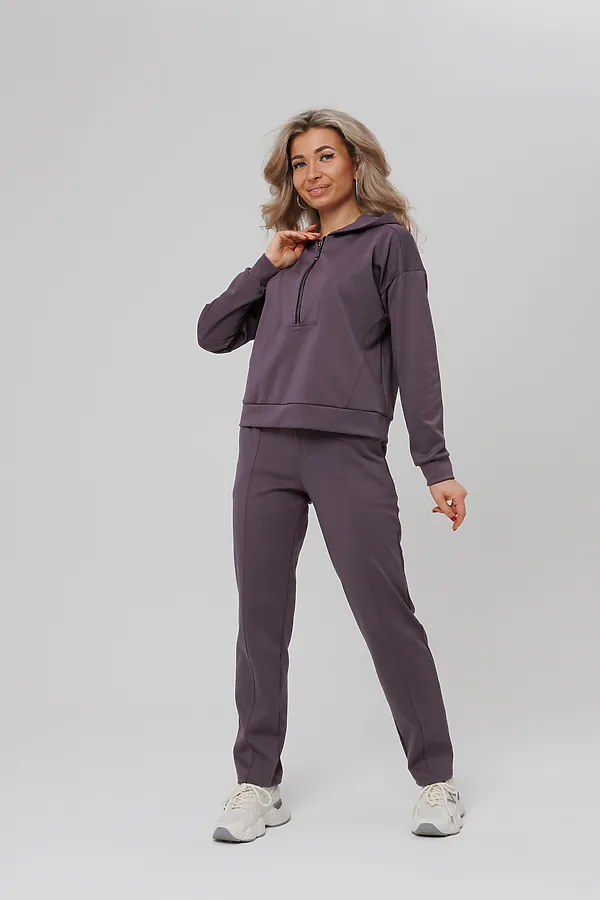 Костюм с брюками 43065 НАТАЛИ, фиолетовый - фото 2
