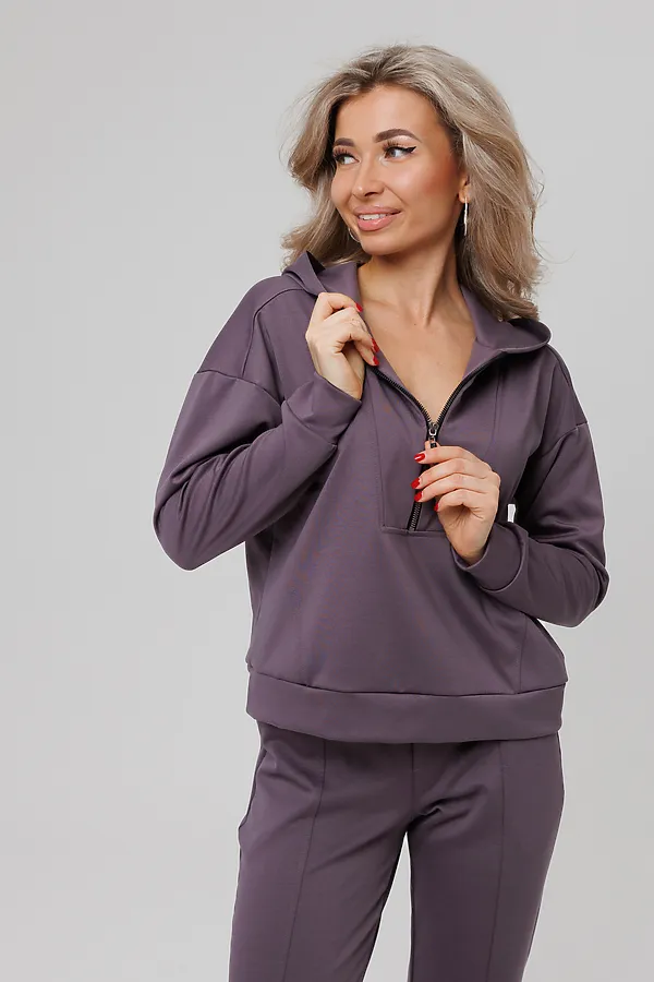 Костюм с брюками 43065 НАТАЛИ, фиолетовый - фото 2