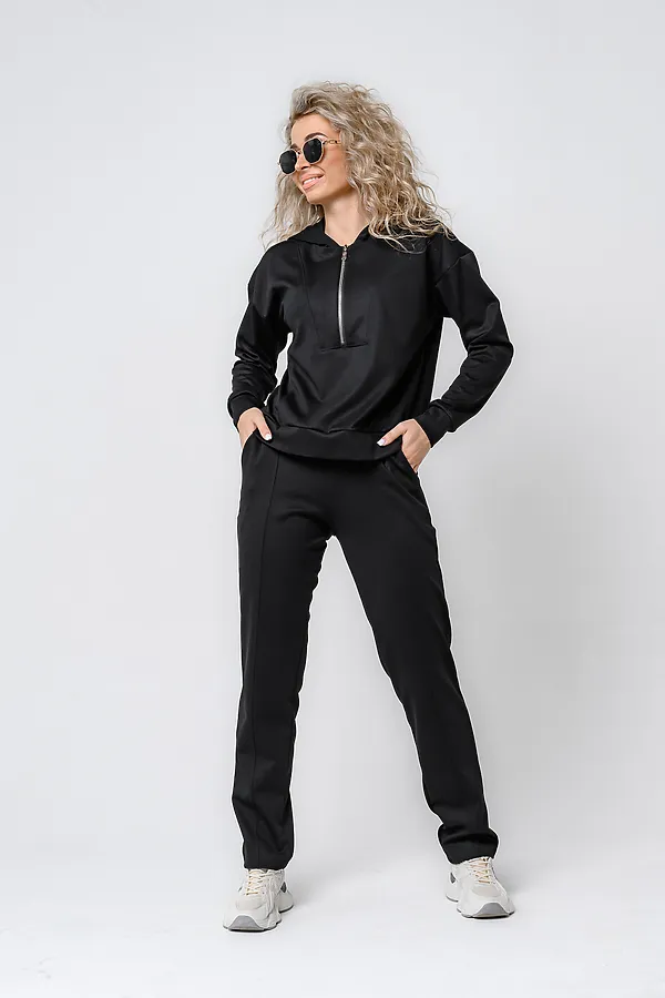 Костюм с брюками 43065 НАТАЛИ, черный - фото 2