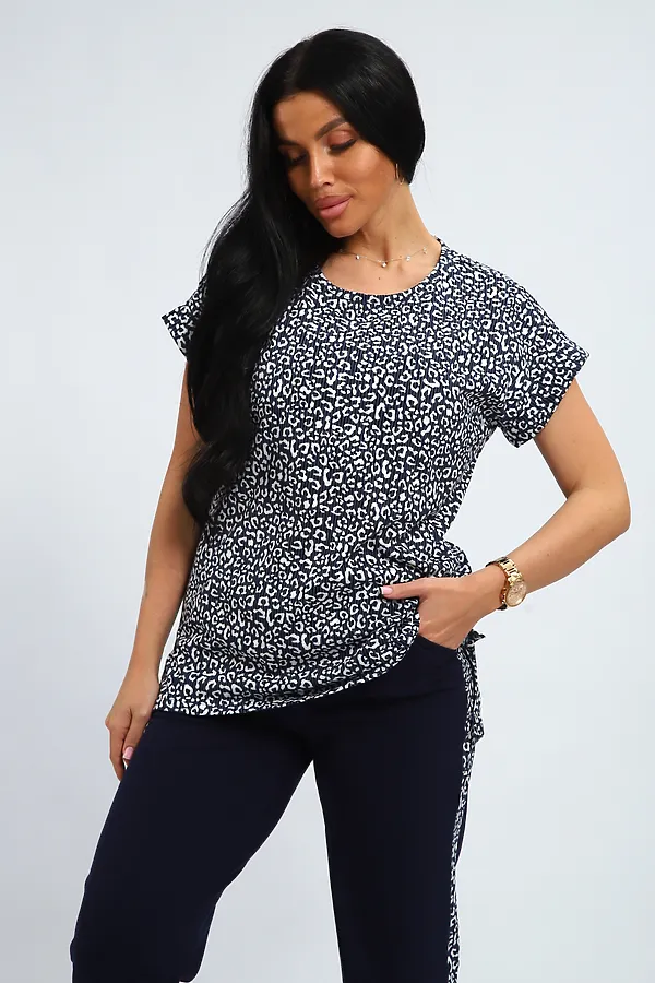 Костюм с бриджами 330 НАТАЛИ, темно-синий - фото 2