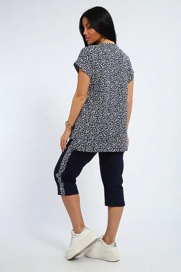 Костюм с бриджами 330 НАТАЛИ, темно-синий - фото 2