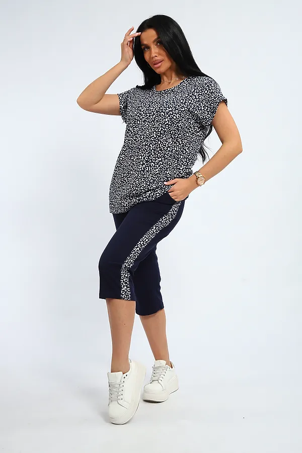 Костюм с бриджами 330 НАТАЛИ, темно-синий - фото 2