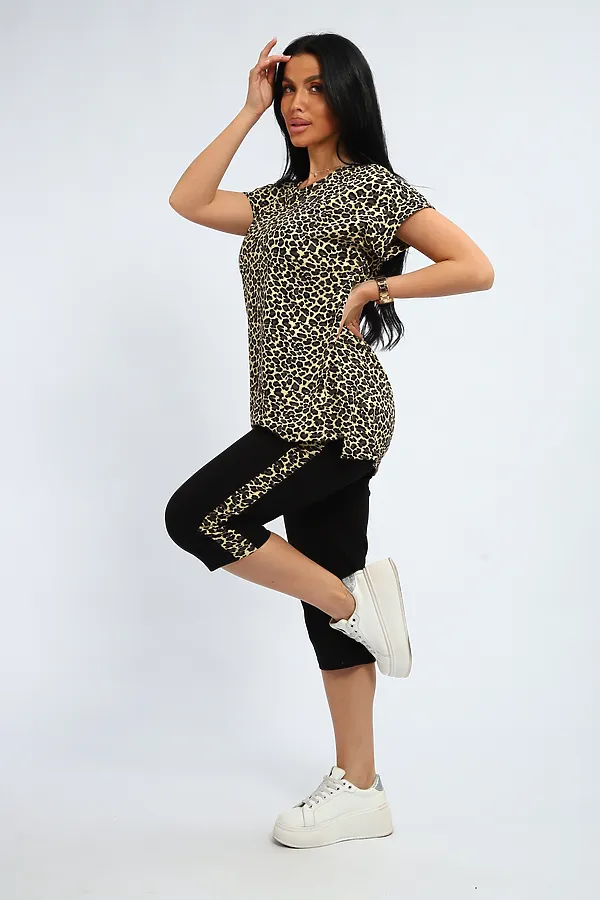 Костюм с бриджами 354 НАТАЛИ, леопард - фото 2