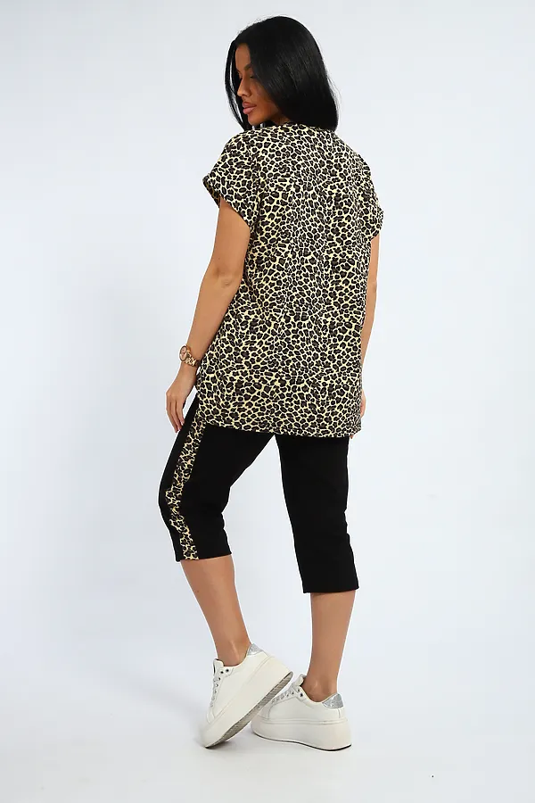 Костюм с бриджами 354 НАТАЛИ, леопард - фото 2