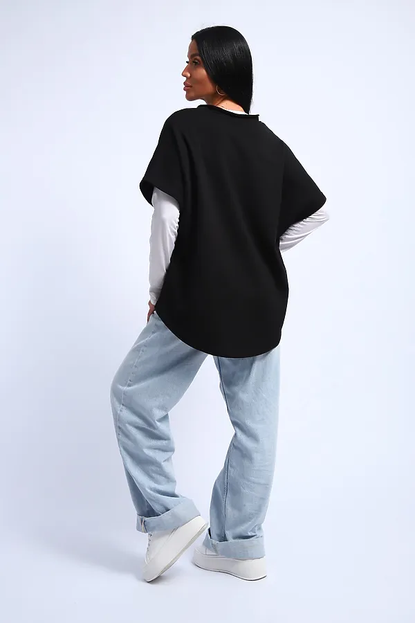 Жилет 270 НАТАЛИ, черный - фото 2