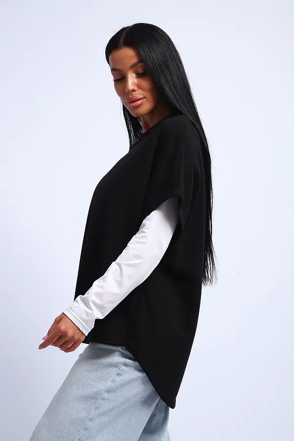 Жилет 270 НАТАЛИ, черный - фото 2