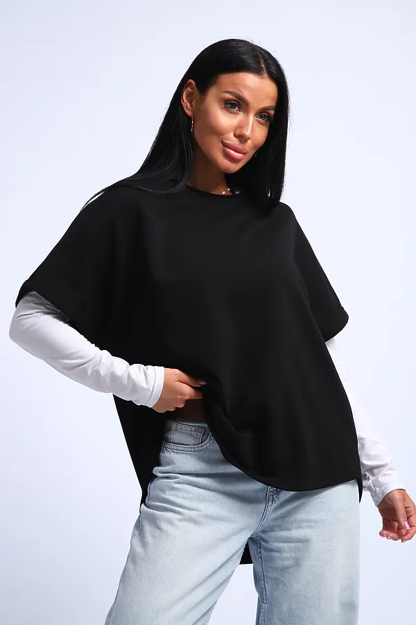 Жилет 270 НАТАЛИ, черный - фото 2