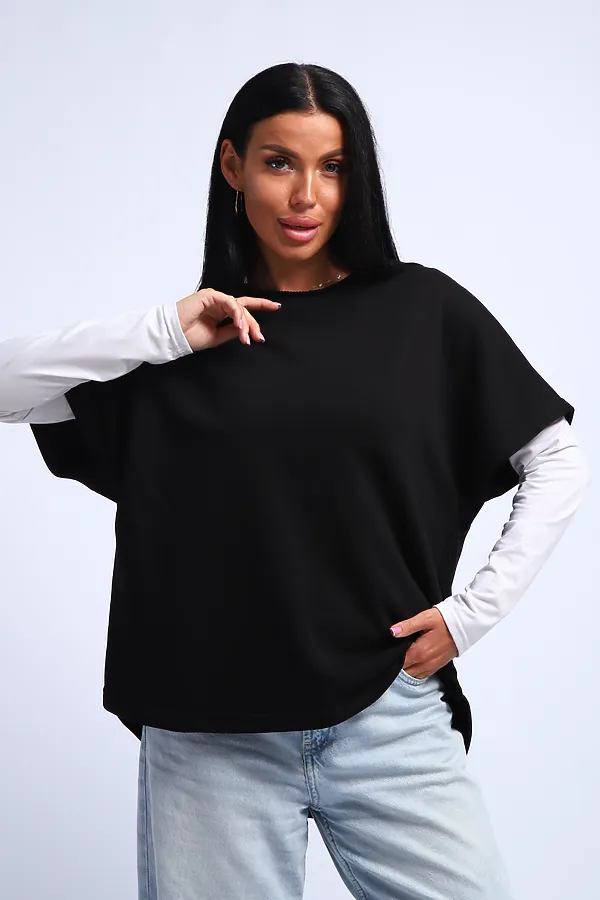 Жилет 270 НАТАЛИ, черный - фото 2