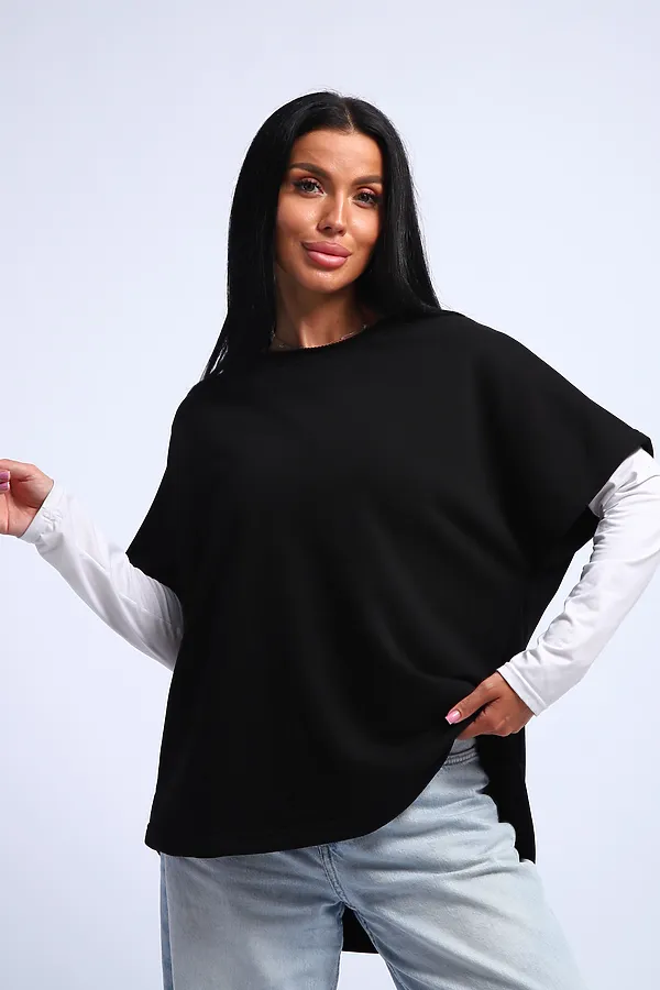 Жилет 270 НАТАЛИ, черный - фото 2