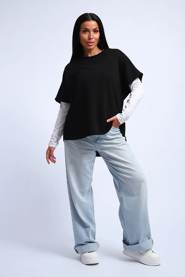 Жилет 270 НАТАЛИ, черный - фото 2