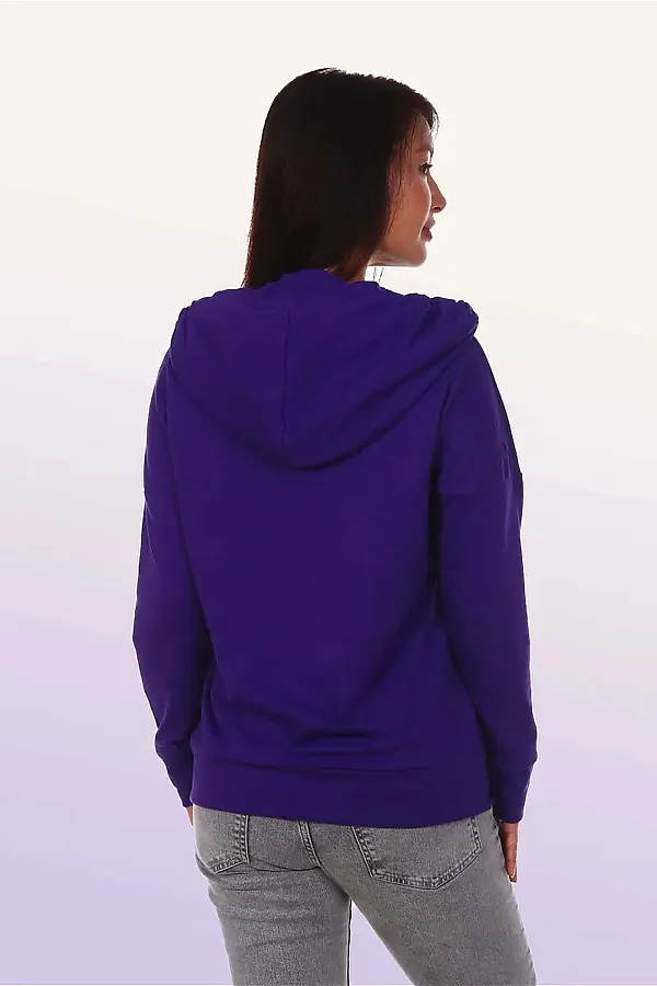 Худи с капюшоном арт. 1031 НАТАЛИ, фиолетовый - фото 2