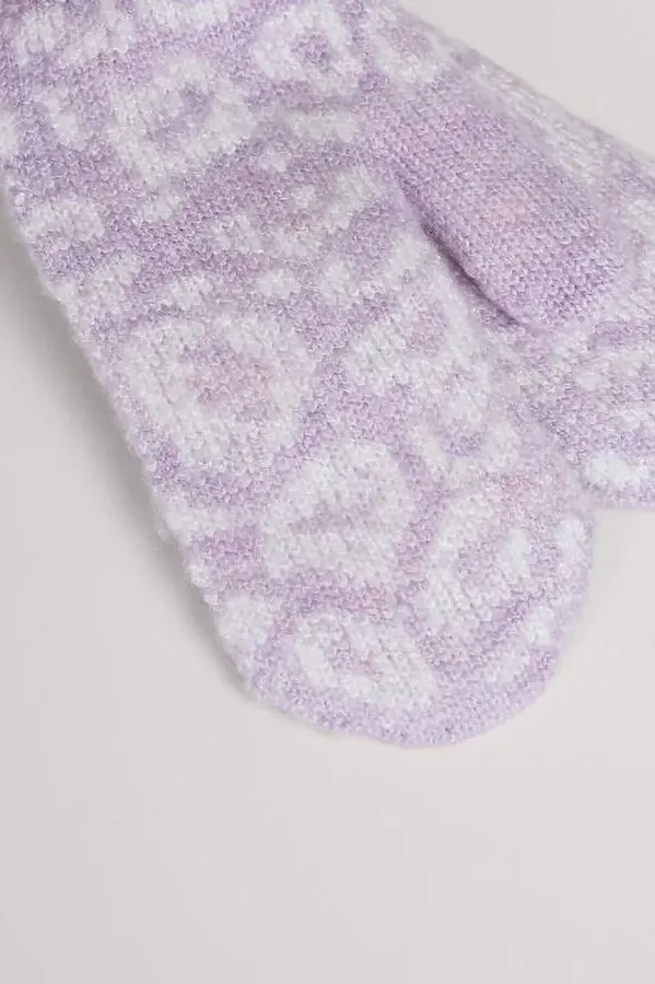 Варежки CLEVER, св.сиреневый/молочный - фото 2