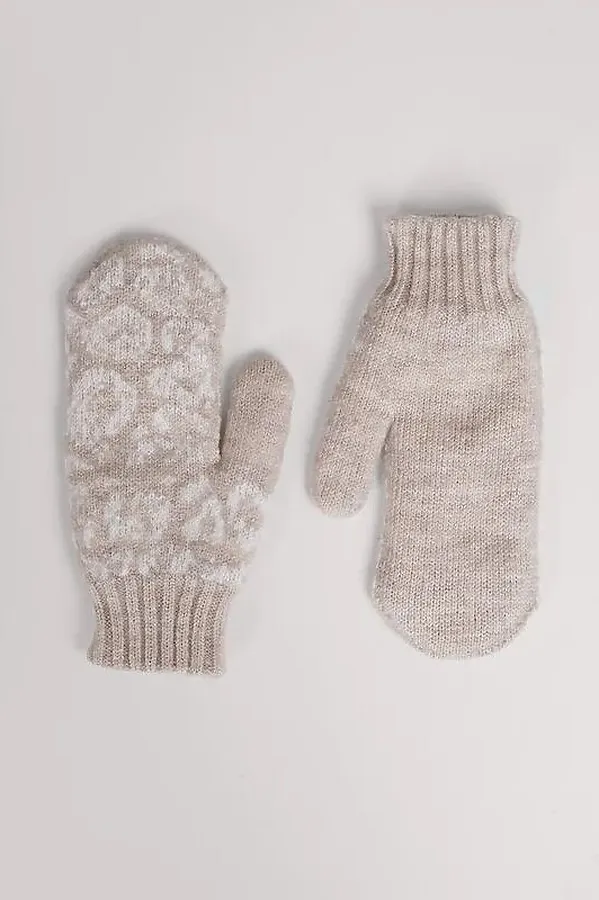 Варежки CLEVER, св.бежевый/молочный - фото 2