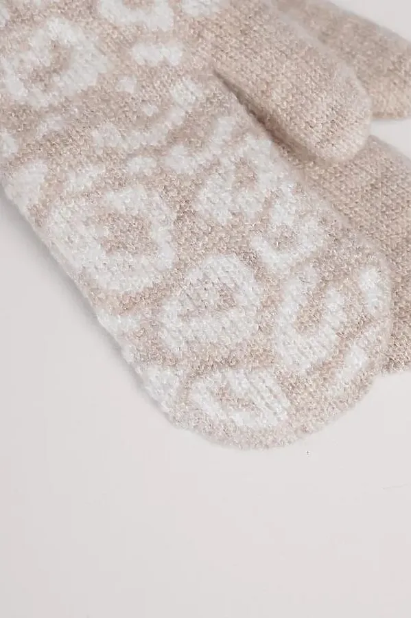 Варежки CLEVER, св.бежевый/молочный - фото 2