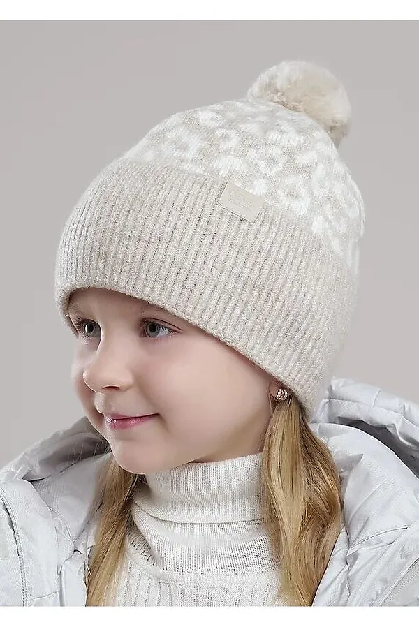 Шапка CLEVER, св.бежевый/молочный - фото 2