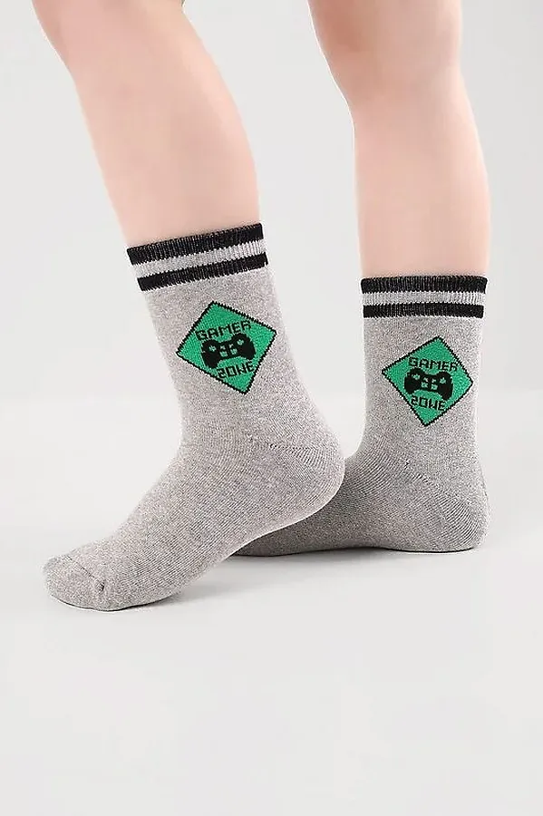 Носки CLEVER, меланж серый - фото 2