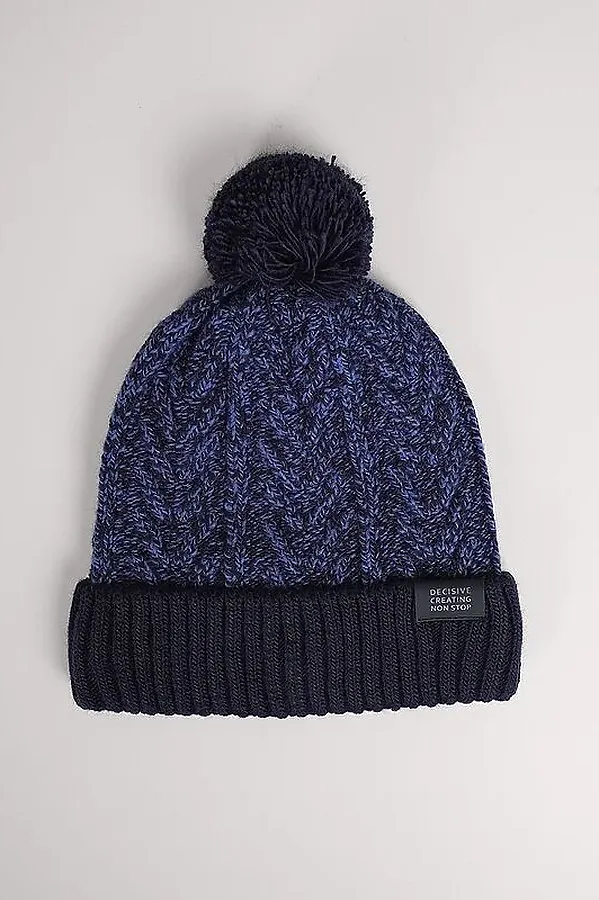 Шапка CLEVER, т.синий/св.джинсовый - фото 2