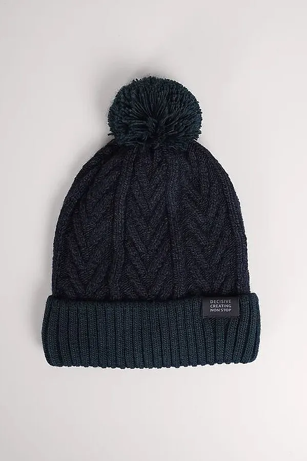 Шапка CLEVER, т.зелёный/т.синий - фото 2