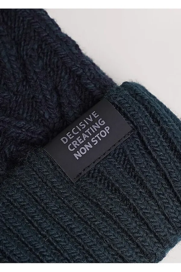 Шапка CLEVER, т.зелёный/т.синий - фото 2