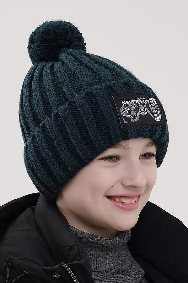 Шапка CLEVER, т.зелёный - фото 2