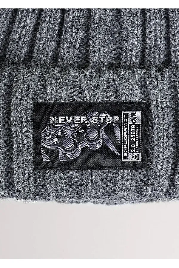 Шапка CLEVER, меланж серый - фото 2