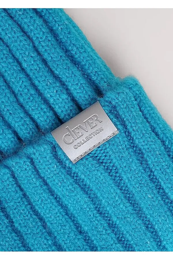 Шапка CLEVER, бирюзовый - фото 2