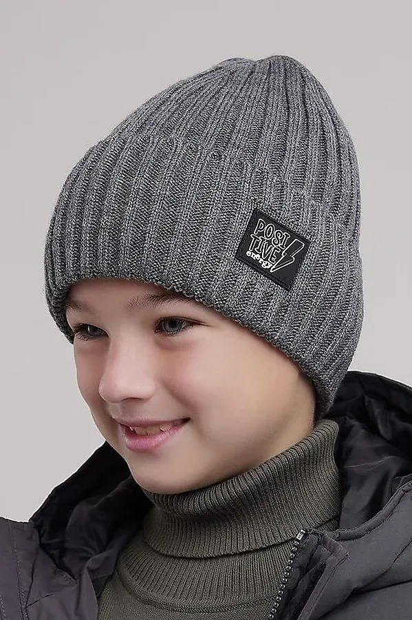 Шапка CLEVER, меланж серый - фото 2