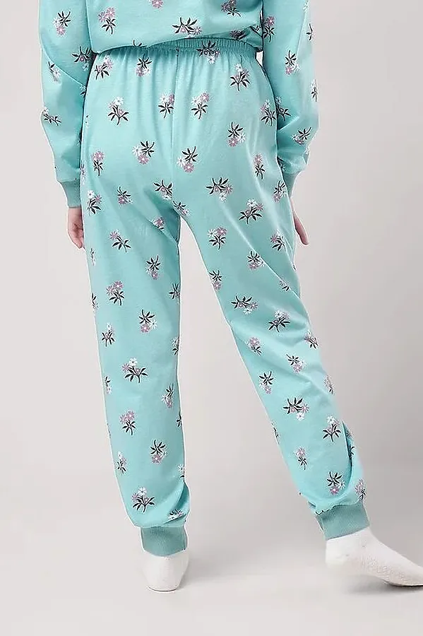 Пижама CLEVER, св.бирюзовый/т.коричневый - фото 2