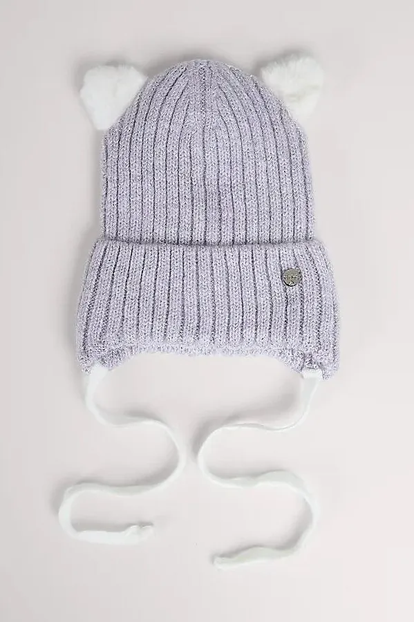 Шапка CLEVER, св.сиреневый/серый металлик - фото 2