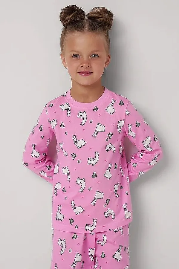 Пижама CLEVER, св.розовый/молочный - фото 2