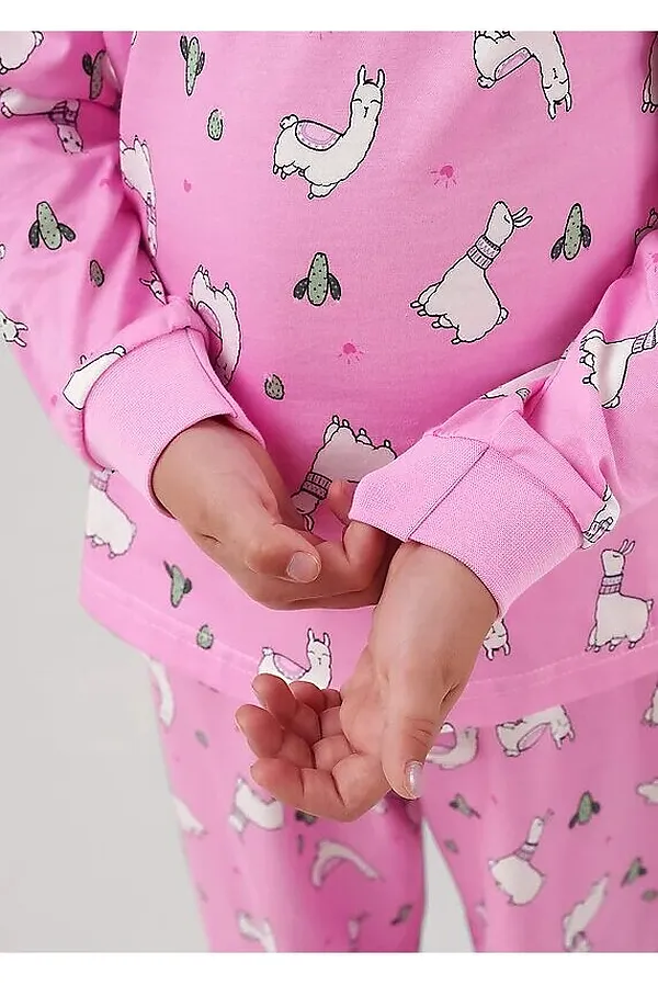 Пижама CLEVER, св.розовый/молочный - фото 2