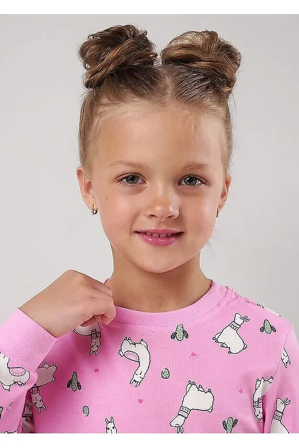 Пижама CLEVER, св.розовый/молочный - фото 2