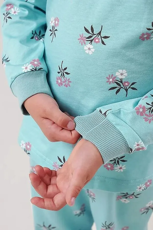 Пижама CLEVER, св.бирюзовый/т.коричневый - фото 2