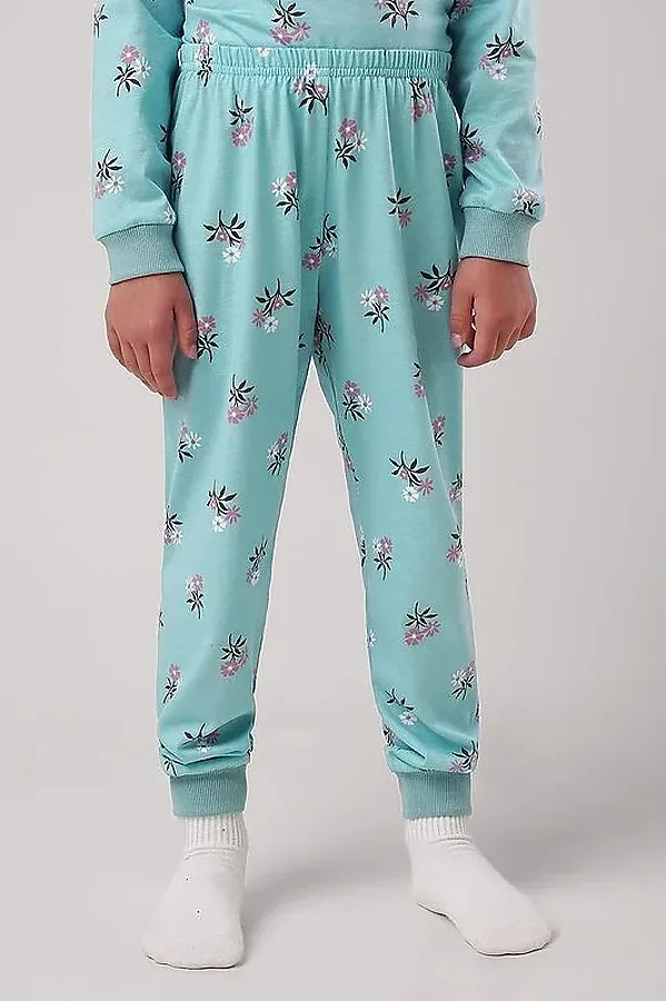 Пижама CLEVER, св.бирюзовый/т.коричневый - фото 2