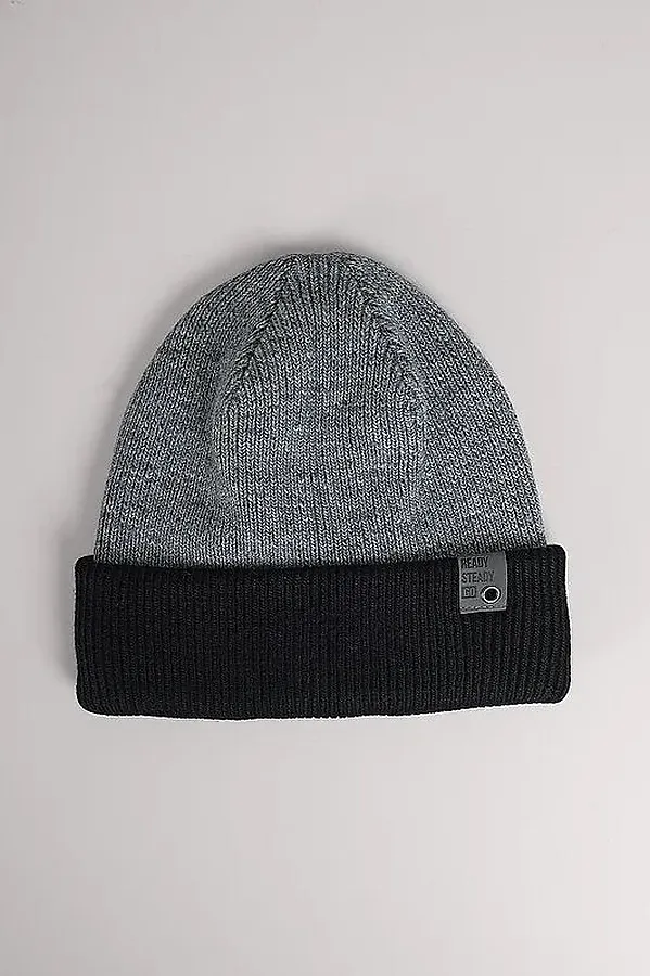 Шапка CLEVER, меланж серый/чёрный - фото 2