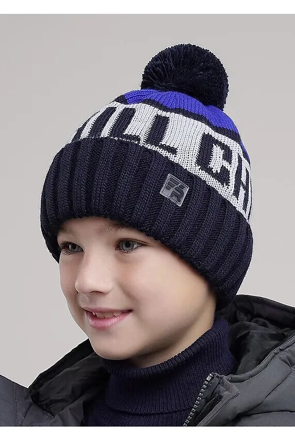 Шапка CLEVER, т.синий/синий - фото 2