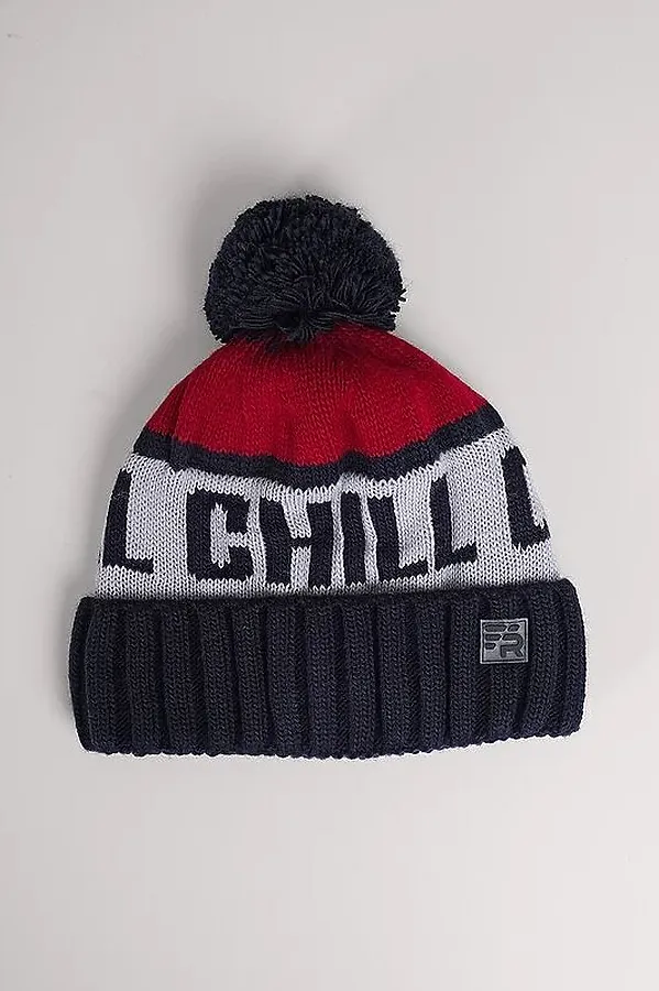 Шапка CLEVER, т.синий/красный - фото 2